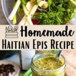 Homemade Haitian Epis Recipe Pinterest Image middle design banner