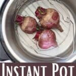 Instant Pot Beets Pinterest Image bottom design banner