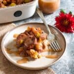 Apple Cider Donut Bread Pudding Feature Image