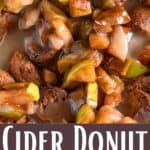 New Cider Donut Bread Pudding Recipe Pinterest Image bottom design banner