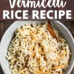 Homemade Vermicelli Rice Pinterest Image top design banner