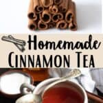 Homemade Cinnamon Tea Pinterest Image middle design banner