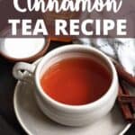 Homemade Cinnamon Tea Pinterest Image top design banner
