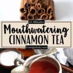 Homemade Cinnamon Tea Recipe Pinterest Image middle design banner
