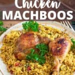 Homemade Chicken Machboos Pinterest Image top design banner
