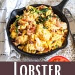 egetable & Lobster Eggs Scramble Pinterest Image bottom design banner