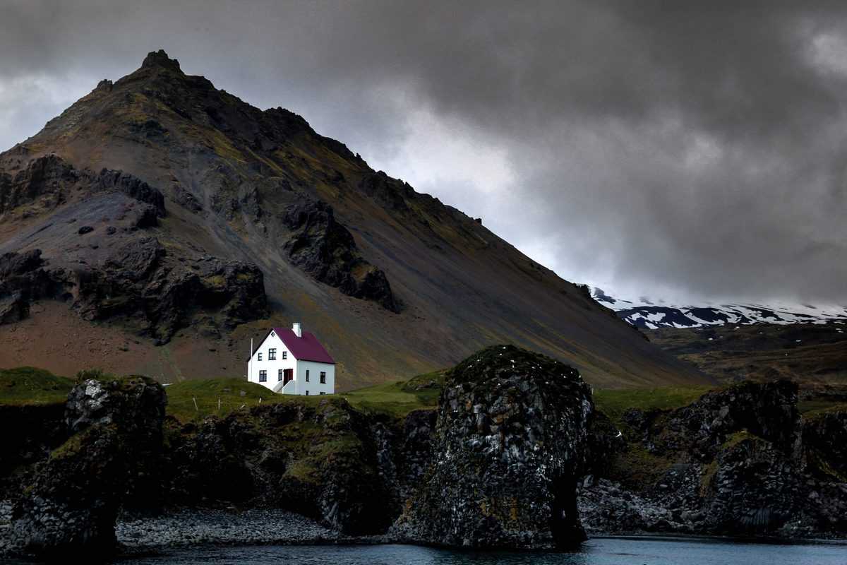 Village in Iceland.