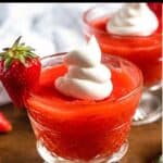 Strawberry Kissel Recipe Pinterest Image top black banner