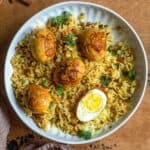 Easy Egg Biryani (Hyderabadi Biryani)