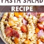 Beyond Easy Instant Pot Pasta Salad Pinterest Image top design banner