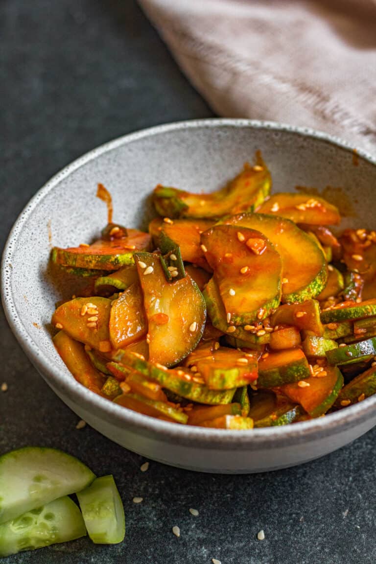 Korean Cucumber Salad Fresh Flavors! The Foreign Fork