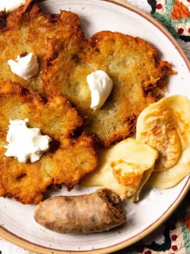 Savory Potato Pancakes Make A Great Side Dish for Breakfast or Dinner