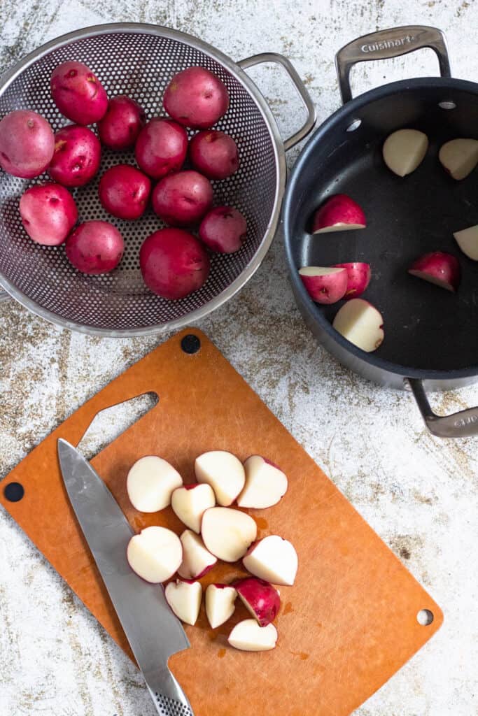 Garlic Redskin Mashed Potatoes Creamy Side Dish! The Foreign Fork