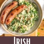 Irish Colcannon Recipe Pinterest Image
