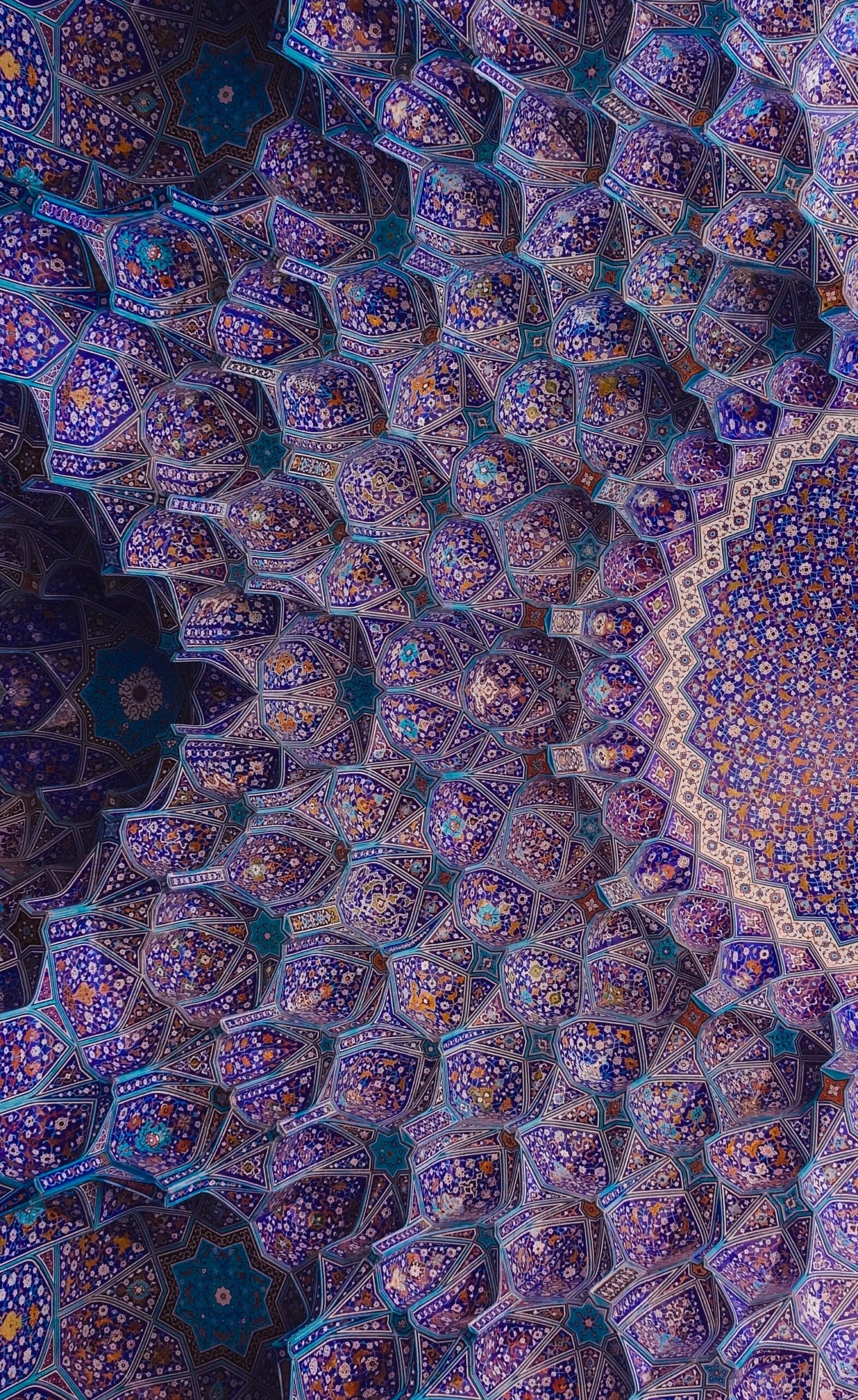 Beautiful and intricate purple pattern