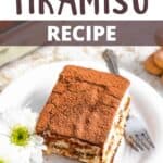 Homemade Tiramisu Recipe Pinterest Image top design banner