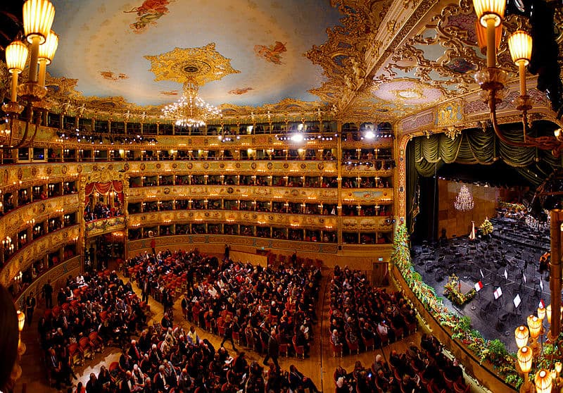 Opera house in Italy. 