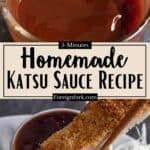 Homemade Katsu Sauce Recipe Pinterest Image middle design banner