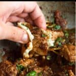 Pakistani Chicken Karahi Recipe Pinterest Image top black banner
