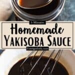 Homemade Yakisoba Sauce Recipe Pinterest Image middle design banner