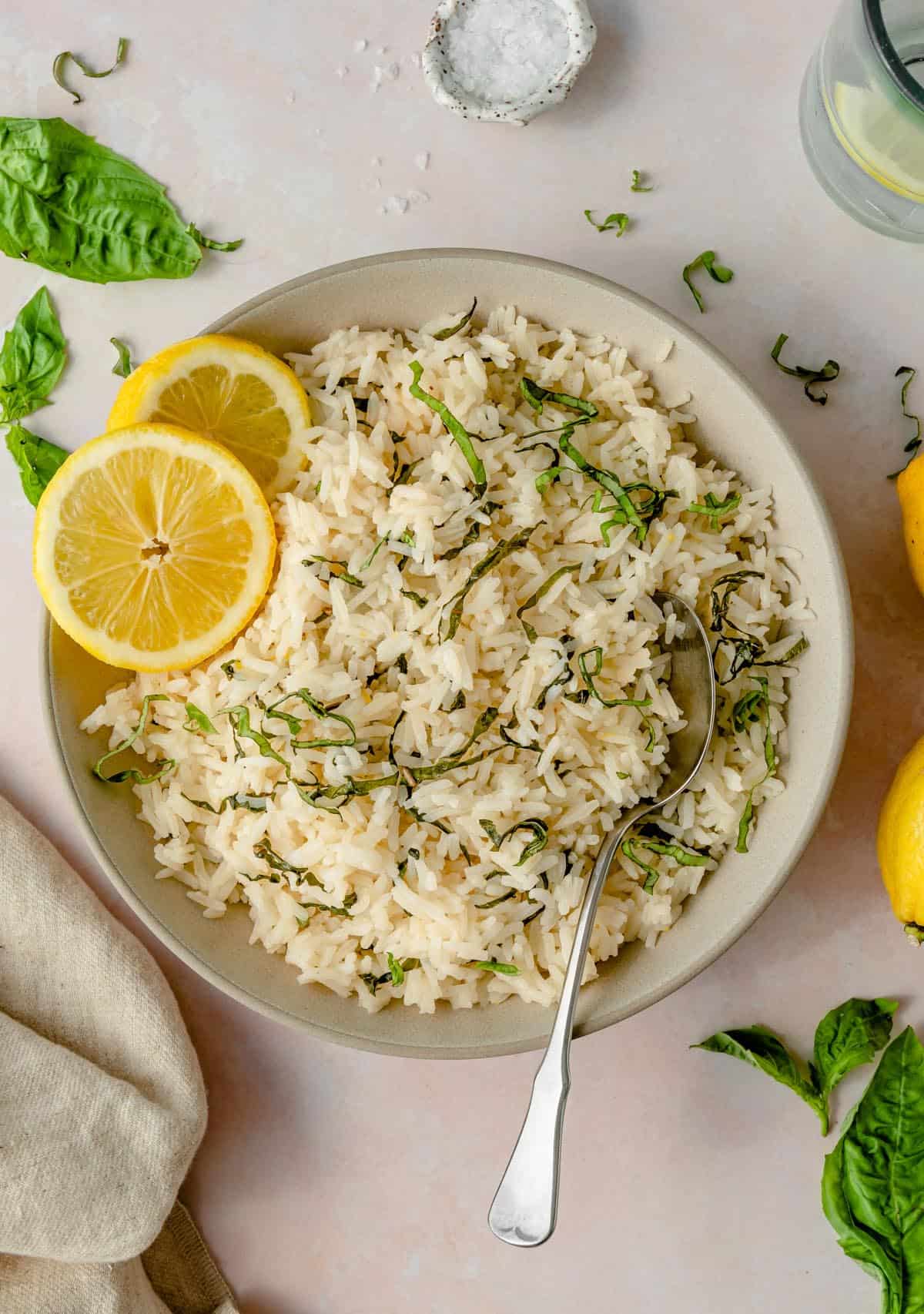 Lemon Basil Rice