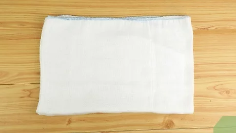 White cloth diaper. 