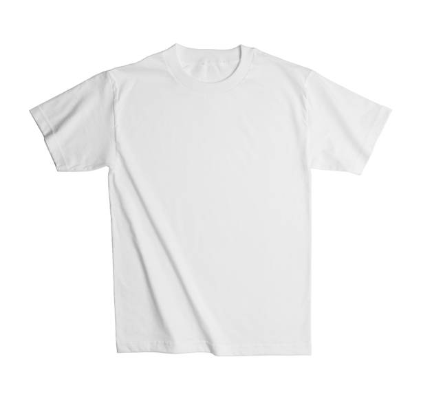 Plain white cotton tshirt. 