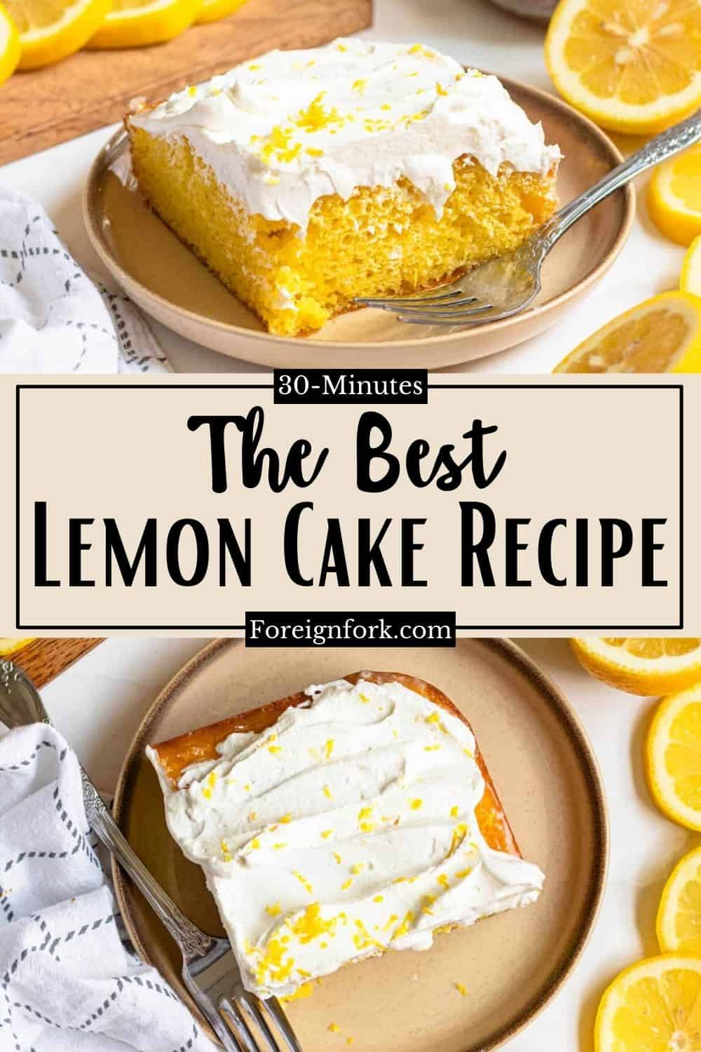 The Best Lemon Cake Recipe Using Cake Mix The Foreign Fork