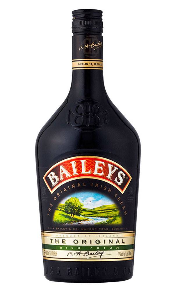 Bottle of Baileys Irish Cream. 