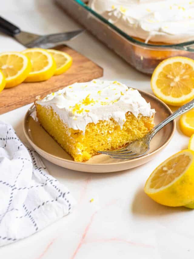 Summerry Lemon Cake Using A Box Cake