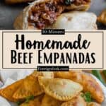 Homemade Empanadas Recipe Pinterest Image middle design banner