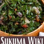 Homemade Sukuma Wiki Recipe Pinterest Image bottom design banner