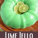 Thanksgiving Lime Jello Salad Recipe Pinterest Image bottom design banner