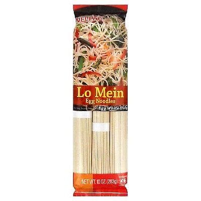 Package of lo mein noodles. 
