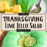 Thanksgiving Lime Jello Salad Recipe Pinterest Image middle design banner