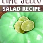 Thanksgiving Lime Jello Salad Recipe Pinterest Image top design banner