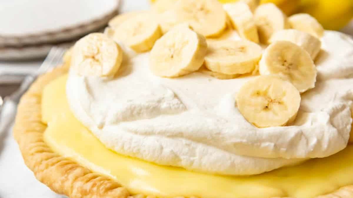 Old Fashioned Banana Cream Pie Recipe
