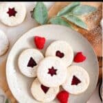 Shortbread Cookies with Jam Pinterest Image top black banner