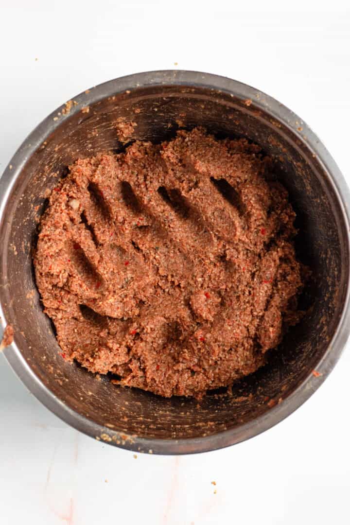 Kibbeh Nayeh - Traditional Dish Served Over Pita!- The Foreign Fork