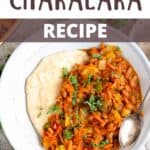 Authentic Chakalaka Recipe Pinterest Image top design banner