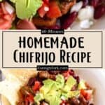 Homemade Chifrijo Recipe Pinterest Image middle design banner