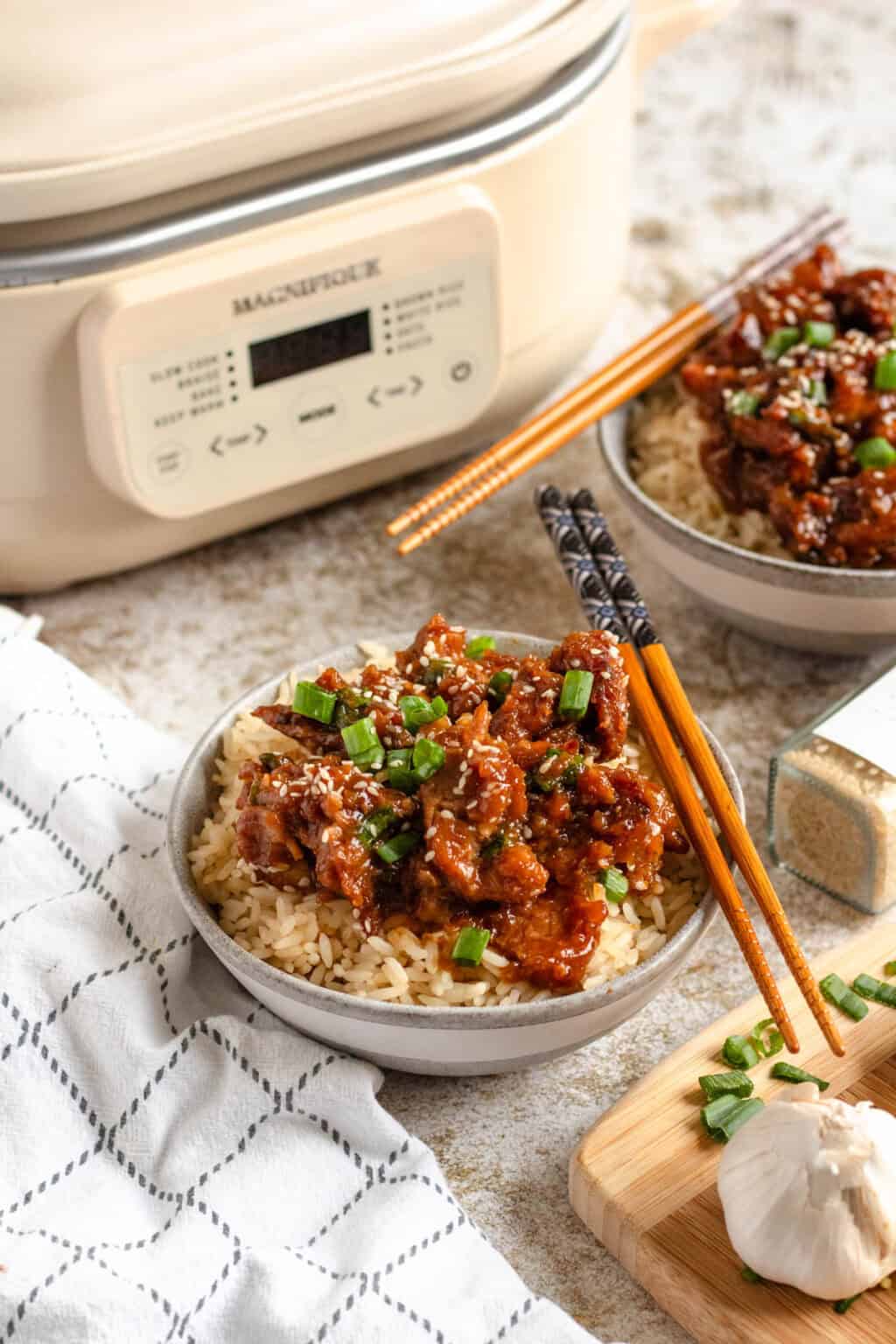 Slow Cooker Mongolian Pork Easy Family Dinner! The Foreign Fork