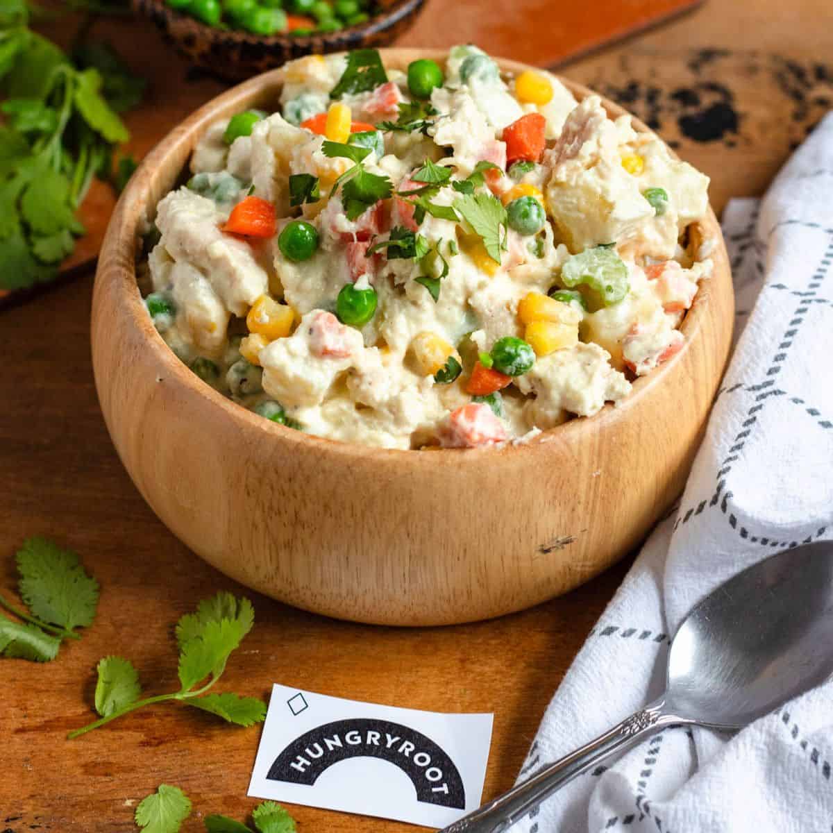 Ensalada de Pollo (Mexican Chicken Salad) - The Foreign Fork